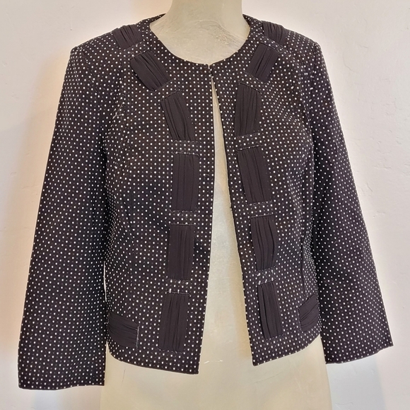 Cabi black and white polka dot jacket - Picture 6 of 10